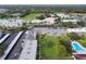 Aerial perspective showcasing building layout and pool at 5095 Bay Ne St # 306, St Petersburg, FL 33703