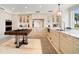 Gourmet kitchen with custom cabinetry, island, and high-end appliances at 1200 Gulf Blvd # 105, Clearwater Beach, FL 33767