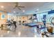 Fitness center with various modern exercise equipment at 1200 Gulf Blvd # 105, Clearwater Beach, FL 33767