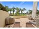 Relaxing patio with seating area, perfect for outdoor enjoyment at 1200 Gulf Blvd # 105, Clearwater Beach, FL 33767