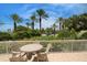 Enjoy resort-style amenities, including a refreshing pool, visible from the patio at 1200 Gulf Blvd # 105, Clearwater Beach, FL 33767