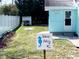 Small backyard with a shed and laundry area at 1478 Alternate Keene Rd, Largo, FL 33771