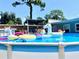 Inviting above ground pool with inflatable floats at 1478 Alternate Keene Rd, Largo, FL 33771