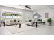 Spacious living room with large windows and seating area at 1921 Blue Heron Way, Palm Harbor, FL 34683
