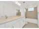 Modern bathroom with double vanity and a bathtub at 32252 Wetland Bird Vw, San Antonio, FL 33576