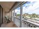 Private balcony offering scenic city views at 500 Treasure Island Cswy # 406, Treasure Island, FL 33706