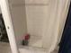 Small shower stall with tiled walls at 120 S San Remo Ave, Clearwater, FL 33755