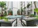 Relaxing courtyard with fountain and comfortable seating at 4950 Gulf Blvd # 104, St Pete Beach, FL 33706