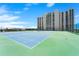 Two tennis courts with green and blue surface at 4950 Gulf Blvd # 104, St Pete Beach, FL 33706