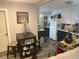 Small dining area with a table and chairs, located near the kitchen at 1874 Douglas Ave, Clearwater, FL 33755