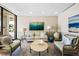 Comfortable lobby with seating and coastal decor at 7100 Sunset Way # 405, St Pete Beach, FL 33706