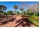 Relaxing community deck with views of surrounding greenery at 7037 Sunset S Dr # 602, South Pasadena, FL 33707