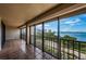 Spacious balcony with stunning waterfront views at 7037 Sunset S Dr # 602, South Pasadena, FL 33707