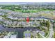Wide aerial view showcasing home and neighborhood at 528 Islebay Dr, Apollo Beach, FL 33572