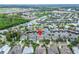 Aerial view showing home location in waterfront community at 528 Islebay Dr, Apollo Beach, FL 33572