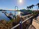 Community boat dock with kayak launch at 528 Islebay Dr, Apollo Beach, FL 33572