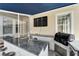 Granite outdoor bar with a beer tap and grill at 528 Islebay Dr, Apollo Beach, FL 33572