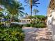 Community pool with surrounding landscaping at 528 Islebay Dr, Apollo Beach, FL 33572