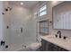 Modern bathroom with a walk-in shower and vanity at 2860 14Th N Ave, St Petersburg, FL 33713