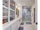 Modern bathroom with double vanity and large shower at 2860 14Th N Ave, St Petersburg, FL 33713