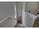 Modern staircase leading to the second floor at 2860 14Th N Ave, St Petersburg, FL 33713