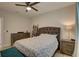 Well-lit bedroom with a comfortable bed and storage at 2860 14Th N Ave, St Petersburg, FL 33713