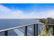 Stunning balcony view overlooking the water and cityscape at 2912 W Santiago St # Ph2402, Tampa, FL 33629