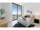 Spacious bedroom with city view and large window at 2912 W Santiago St # Ph2402, Tampa, FL 33629