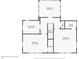 Second floor plan, two bedrooms and bath at 455 13Th Ne Ave, St Petersburg, FL 33701