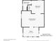 Floor plan of detached suite showing bedroom, bathroom, dining room and foyer at 455 13Th Ne Ave, St Petersburg, FL 33701