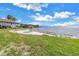 Relaxing beachfront view with sandy shore and waterfront access at 3730 42Nd S Way # G, St Petersburg, FL 33711
