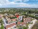 Condo complex's aerial view, showing its location by the waterfront at 3730 42Nd S Way # G, St Petersburg, FL 33711