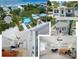 Bright living room with comfortable furniture and ocean views at 724 Gulf Blvd # A & B, Indian Rocks Beach, FL 33785