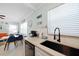 Clean kitchen with modern sink, faucet, and ample counter space at 724 Gulf Blvd # A & B, Indian Rocks Beach, FL 33785