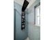 Spa-like shower with multiple shower heads and blue tile surround at 724 Gulf Blvd # A & B, Indian Rocks Beach, FL 33785
