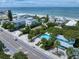 Aerial view showcasing home's proximity to the beach at 724 Gulf Blvd # A & B, Indian Rocks Beach, FL 33785