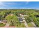 Bird's eye view of home, pool, and lush green surroundings at 1164 Murok S Way, St Petersburg, FL 33705