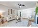 Light and airy living room with a neutral color palette at 1164 Murok S Way, St Petersburg, FL 33705