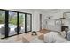 Inviting living room with modern decor, bar area, and views of the pool area at 4536 W Swann Ave, Tampa, FL 33629