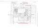 Hand drawn plan showing pool, outdoor area, and building layout on the property at 610 Ontario Ave, Tampa, FL 33606