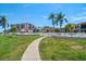 Paved walkway leading to the community pool at 6218 Palma Del Mar S Blvd # 606, St Petersburg, FL 33715