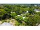 Aerial view of houses and lush vegetation at 11426 Glenmont Dr, Tampa, FL 33635