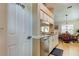 Bright kitchen with ample cabinet space and a breakfast nook at 11426 Glenmont Dr, Tampa, FL 33635