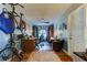Bright home office with built-in shelving, hardwood floors and plenty of natural light at 11426 Glenmont Dr, Tampa, FL 33635