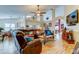 Relaxing living room with leather furniture and hardwood floors at 11426 Glenmont Dr, Tampa, FL 33635