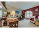 Spacious living room with ample natural light and seating at 11426 Glenmont Dr, Tampa, FL 33635