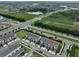 Aerial view of townhomes and community at 6378 Camino Dr, Apollo Beach, FL 33572