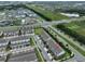 Aerial view showing a townhome's location in the community at 6378 Camino Dr, Apollo Beach, FL 33572