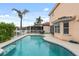 Beautiful pool with patio and backyard access at 10713 Cape Hatteras Dr, Tampa, FL 33615