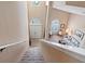 View of staircase leading down to the main floor at 10713 Cape Hatteras Dr, Tampa, FL 33615